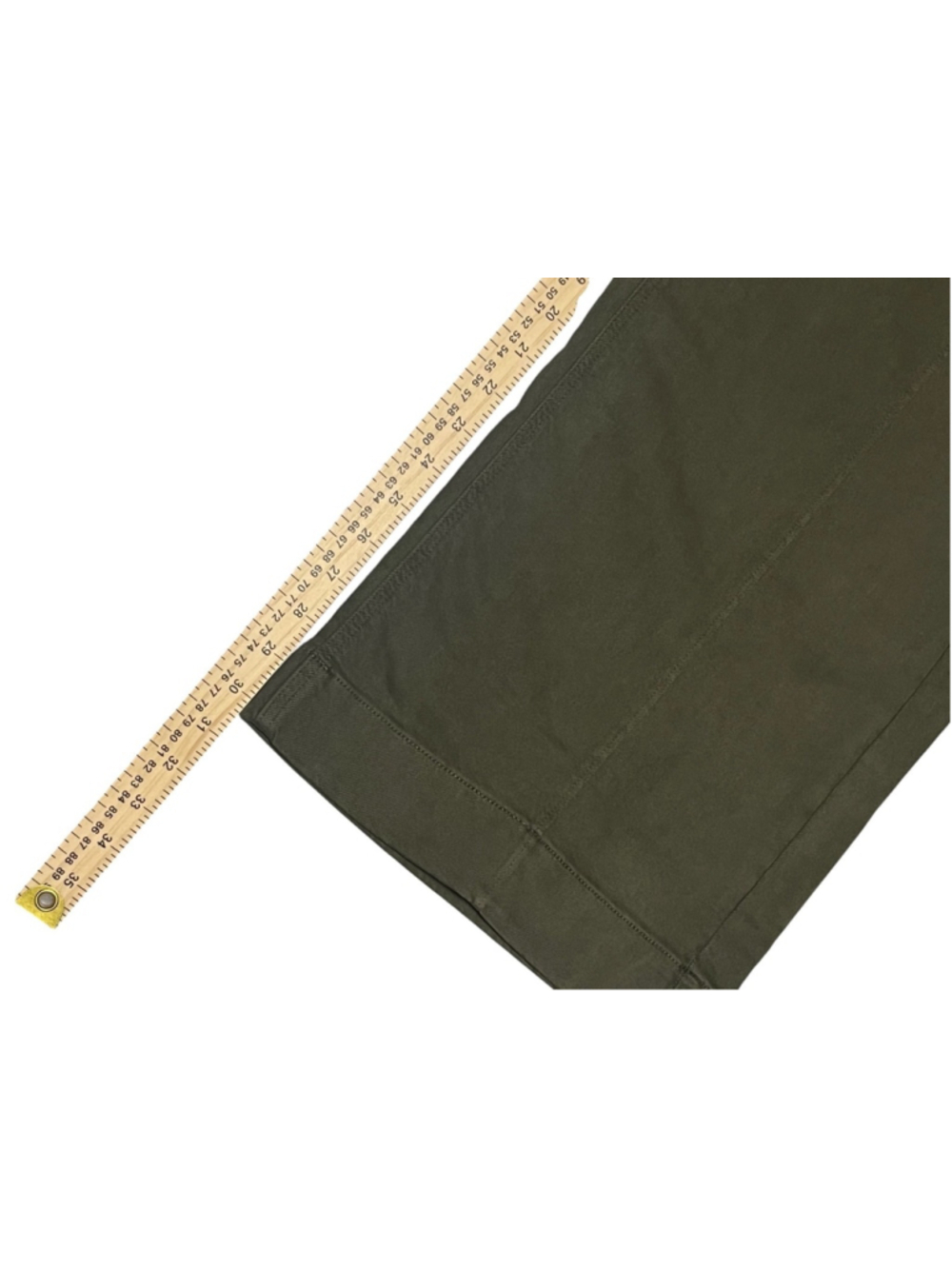 American Eagle Olive Green Low Rise Baggy Wide Leg Pants Size 8 NWT - Picture 7 of 9